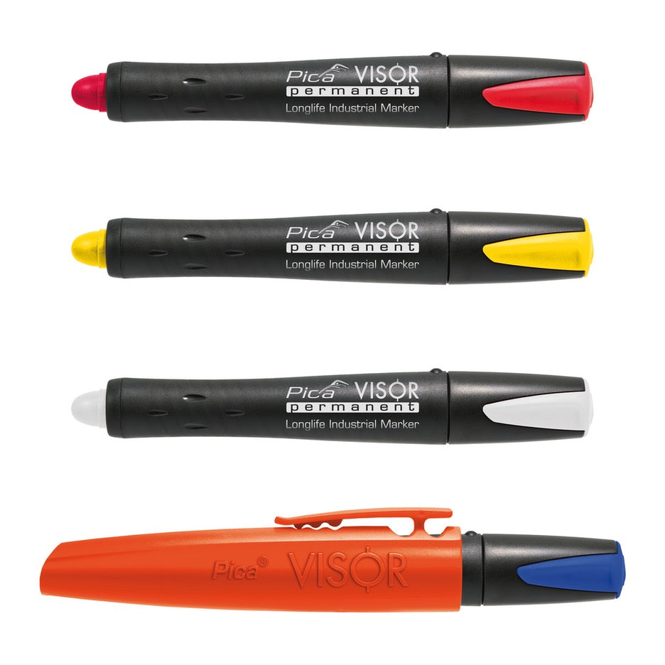 Pica VISOR® Black Permanent Crayon Marker - 990/46 - 57-079-340