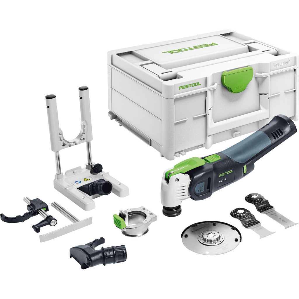 Festool Vecturo Cordless Oscillating Multi Tool OSC 18 E Basic Set 576