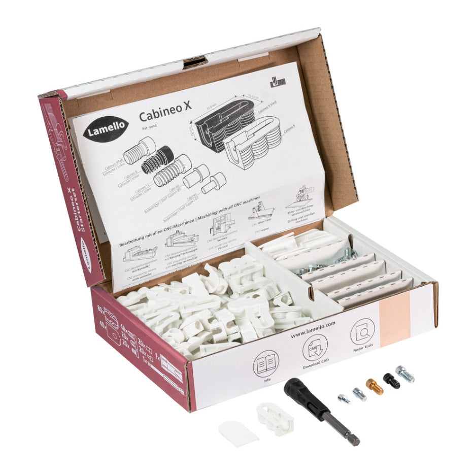 Lamello Cabineo X Connector Starter Set