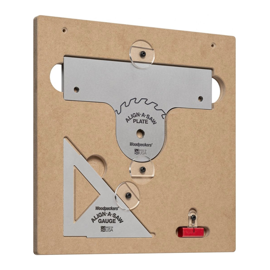 Woodpeckers Align-A-Saw System (Gauge and Plate with Base in a wall-mountable storage case)