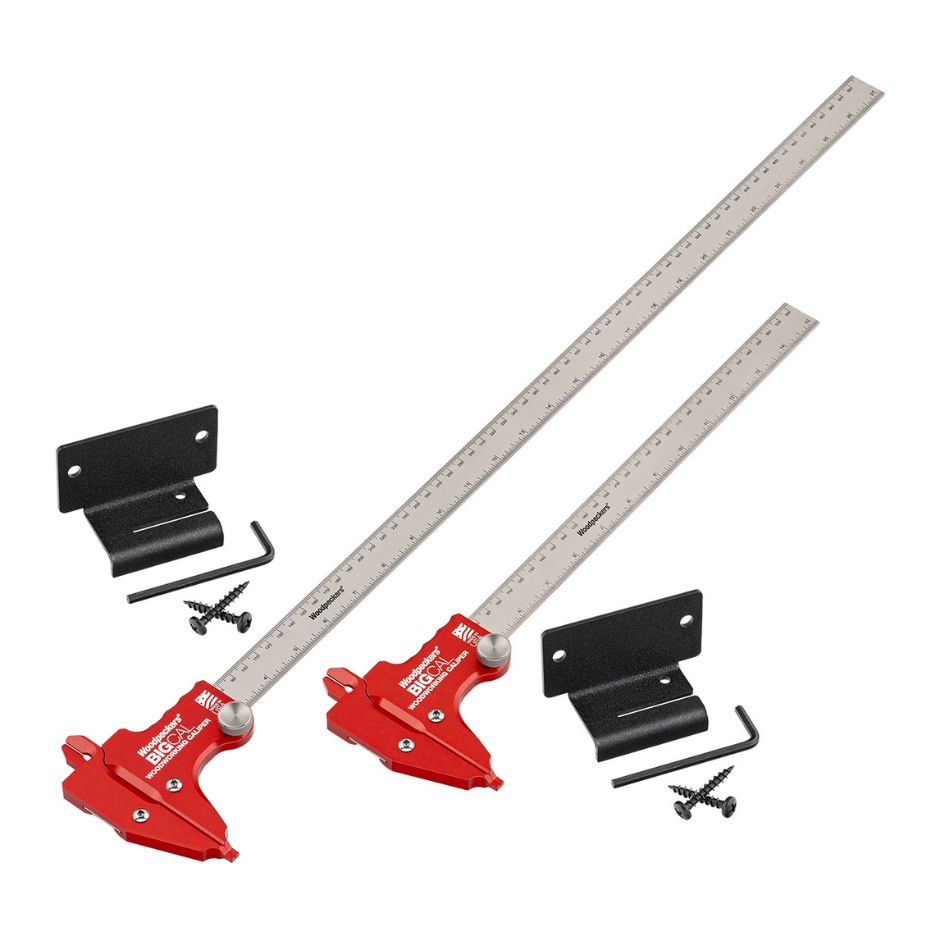 BC-COMBO – BigCal Woodworking Caliper Set 12”/300mm & 24”/600mm with Rack-Its