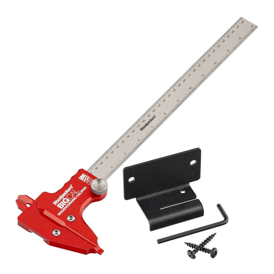 BC-12300 – BigCal Woodworking Caliper 12”/300mm with Rack-It