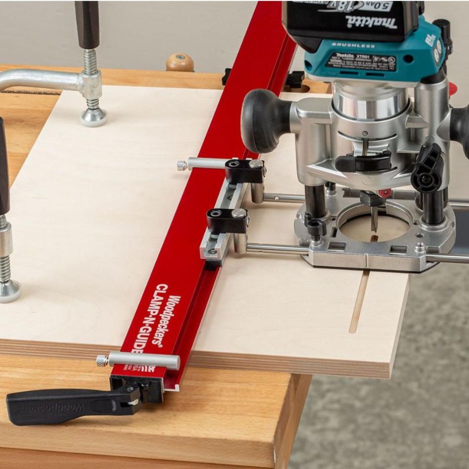 Woodpeckers Clamp-N-Guide, paired with a circular saw and quality blade can produce straight and accurate cuts