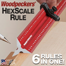 Woodpeckers Hexscale Rule