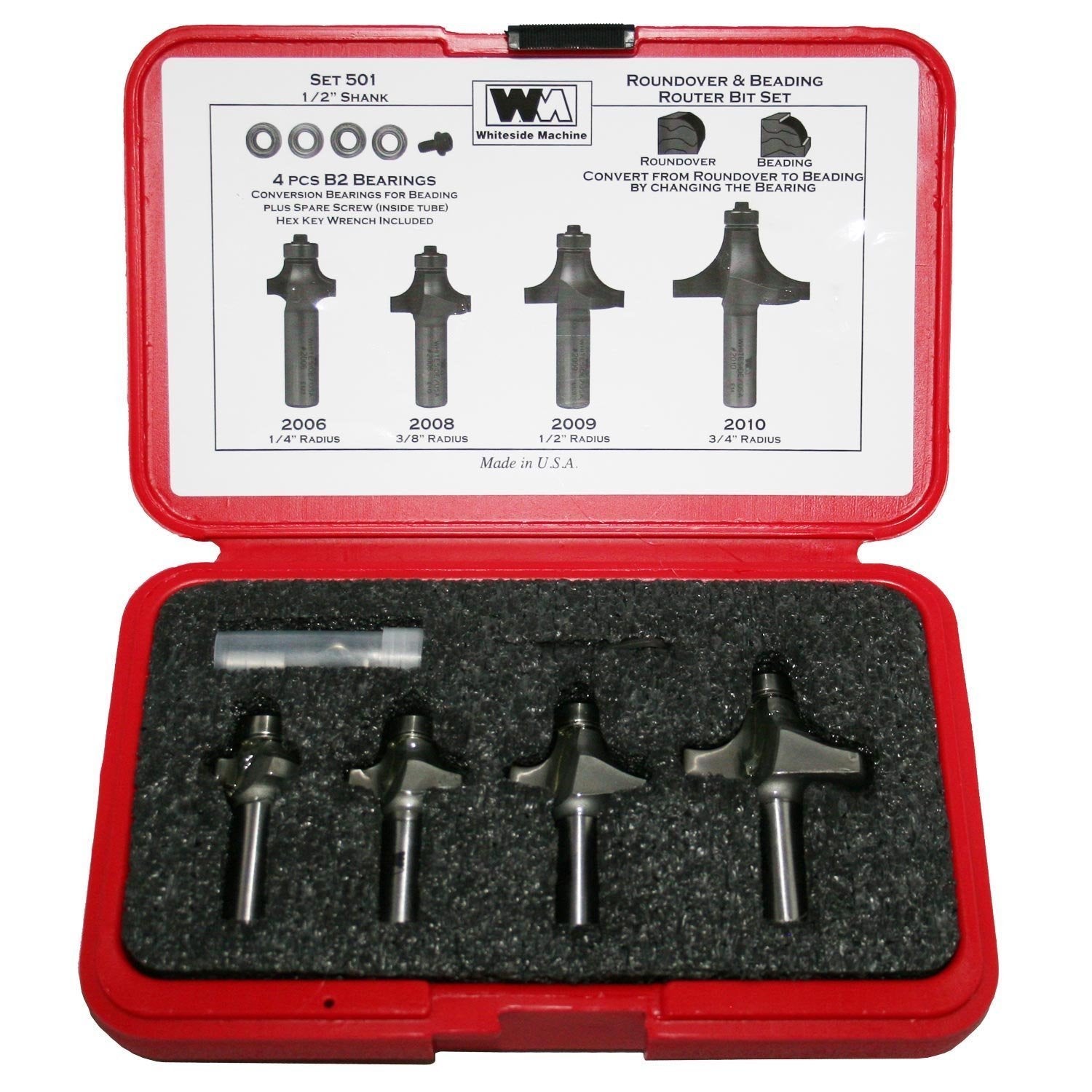 Whiteside Roundover Router Bits ****