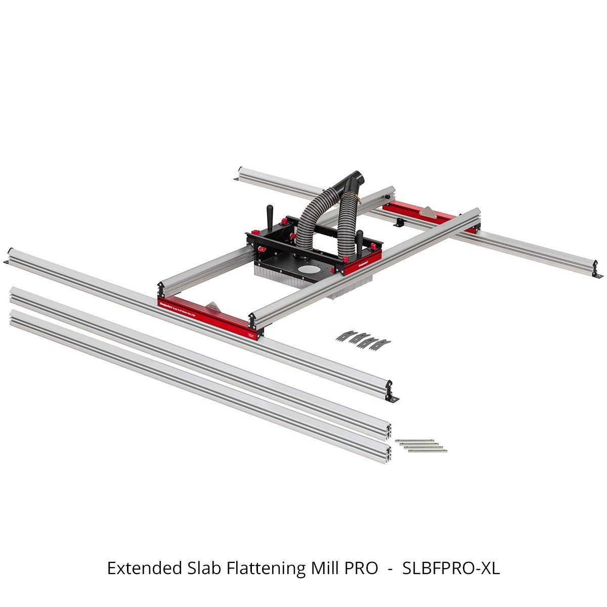 Woodpecker tools slab flattening shop mill